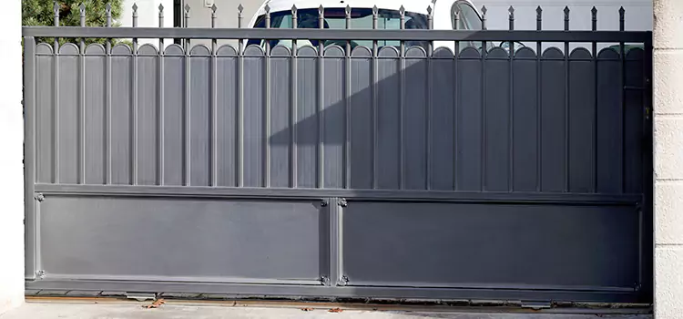 Metal Driveway Gate Installation Darien